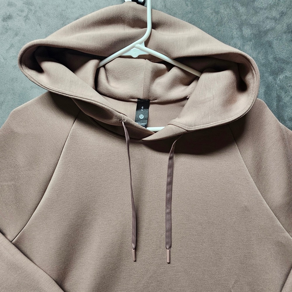 Lululemon Mens Smooth Spacer Pullover Hoodie ASHR Ashen Rose LM3FDVS Large NWT - Picture 2 of 9